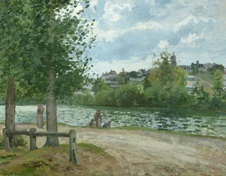 Die Ufer der Oise bei Pontoise, 1870